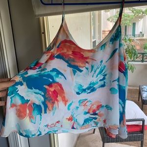 Boho Floral Flowy Blouse